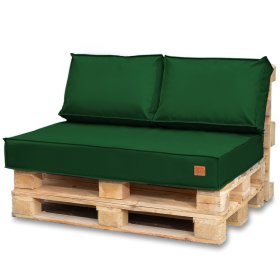 Lot de coussins pour meuble en palette - Vert