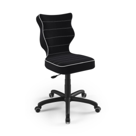 Chaise de bureau ergonomique ajustée à une hauteur de 146-176,5 cm - noir
