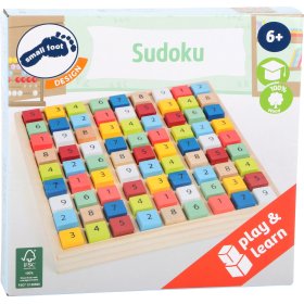 Small Foot Cubes de sudoku en bois colorés, small foot