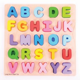 Lettres majuscules Bigjigs Baby Alphabet, Bigjigs Toys