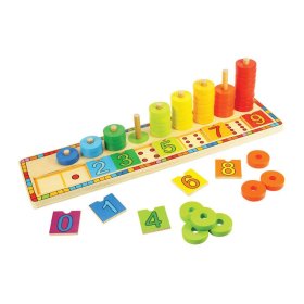 Bigjigs Toys Planche de puzzle avec chiffres, Bigjigs Toys