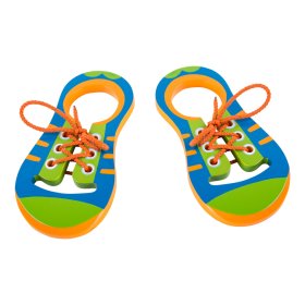 Small Foot Game Attachez vos lacets Une paire de chaussures, small foot