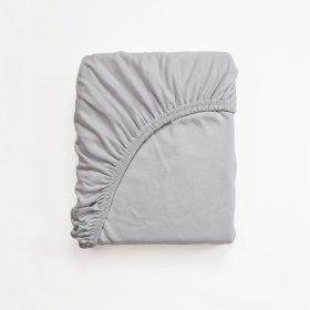Drap coton 160x80 cm - gris