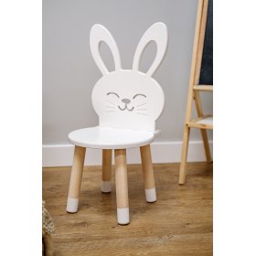 Chaise enfant - Lapin - blanc, Ourbaby®