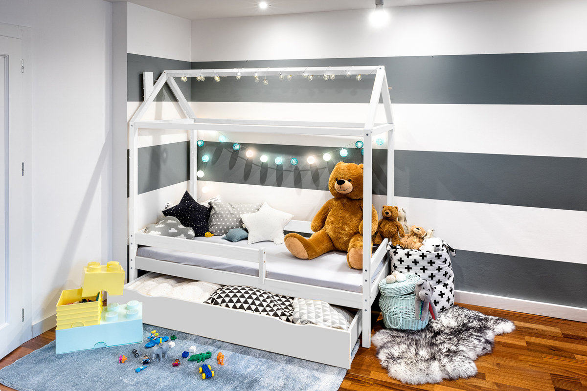 Kids Supply Barrière de lit [180x80 cm]- Barrière de lit sûre et
