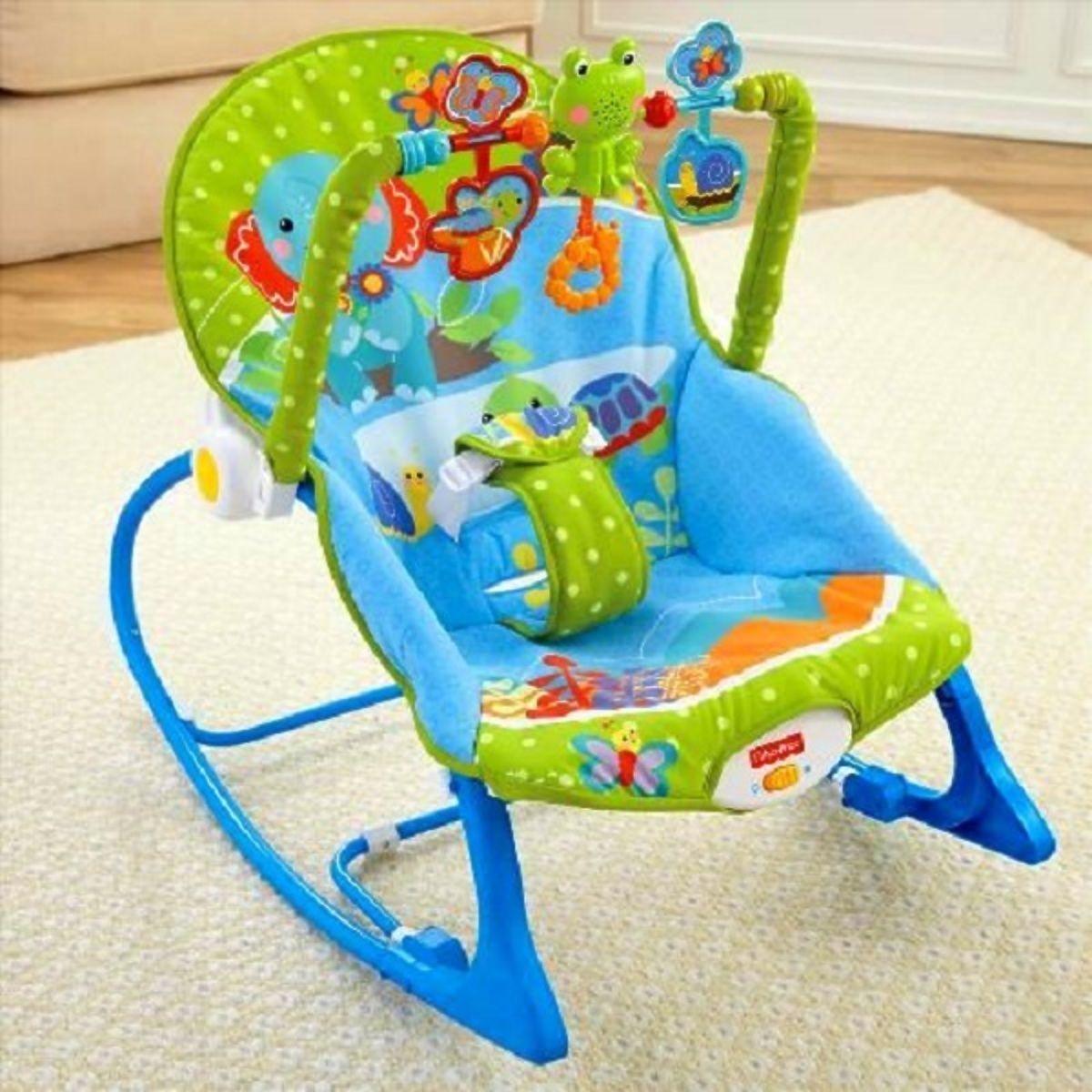 Fisher Price chaise longue 2v1 avec les airs banaby