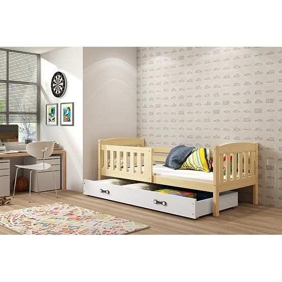 Lit enfant Exclusive, détails en graphite naturel