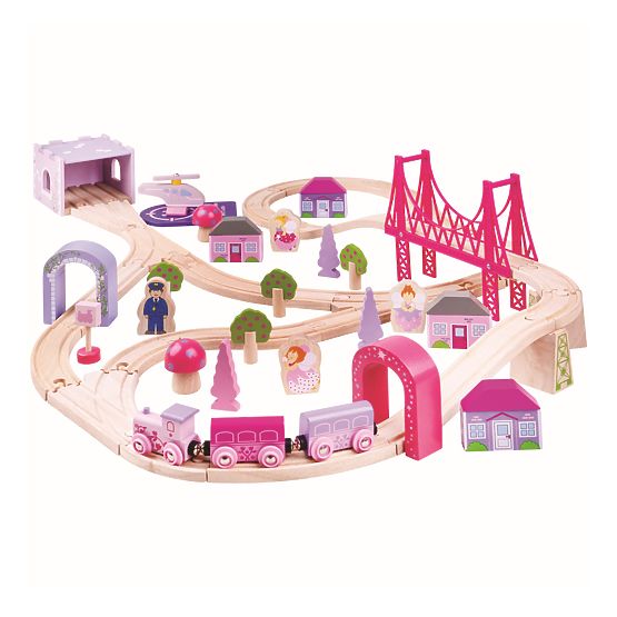 Bigjigs Rail Grande voie ferrée princesse en bois