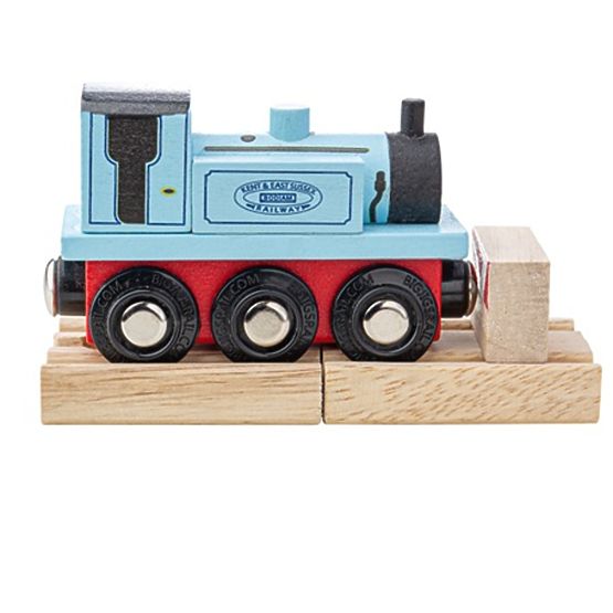 Bigjigs Rail Train en bois Terrier bleu