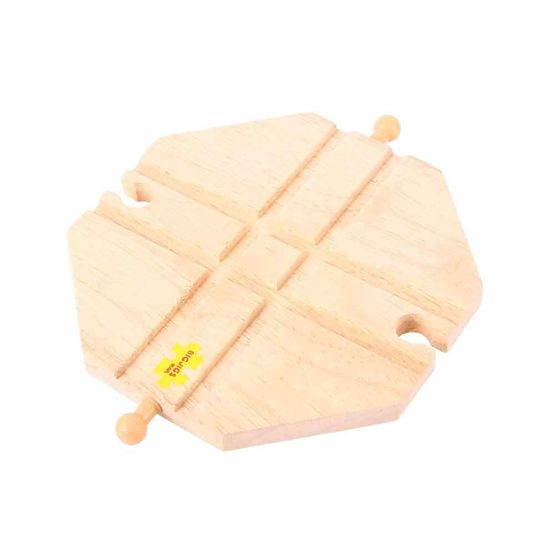 Bigjigs Rail Traversant une voie ferrée en bois