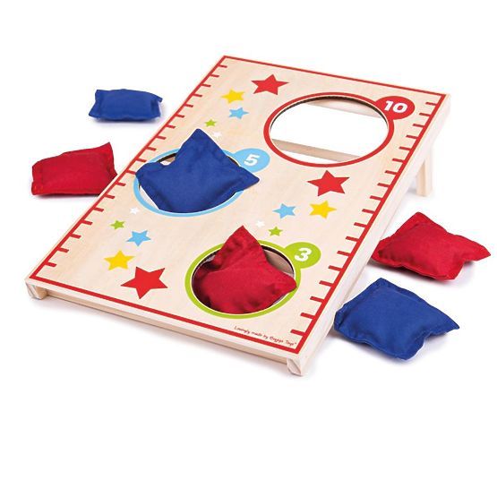 Bigjigs Toys Jeu de lancer d'oreillers