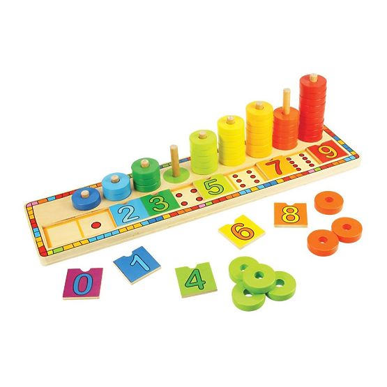 Bigjigs Toys Planche de puzzle avec chiffres