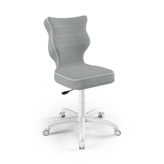 Chaise ergonomique pour bureau ajustée pour une hauteur de 146-176,5 cm - gris