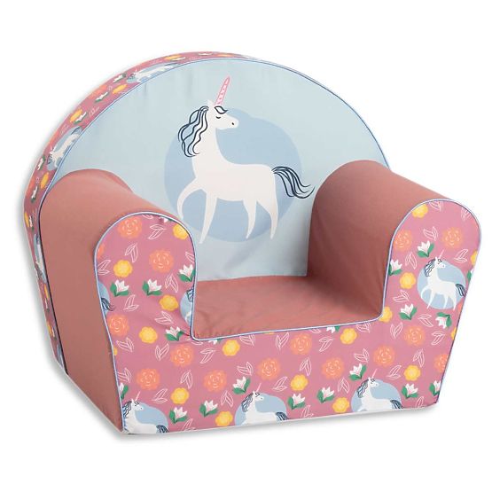 Fauteuil pour enfants Unicorn - rose