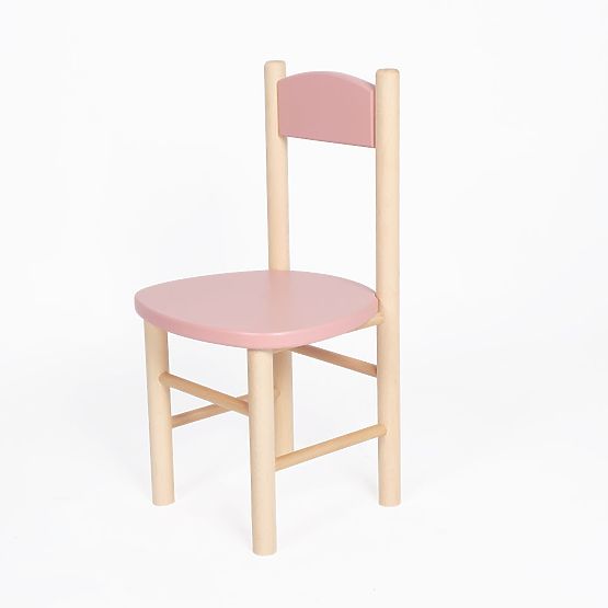 Chaise enfant Polly - rose clair