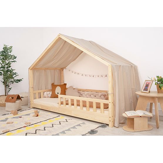 Ciel de lit pour lit cabane Leola Hip - beige