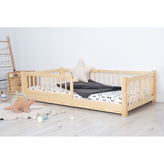 Lit enfant bas Montessori Ourbaby - naturel