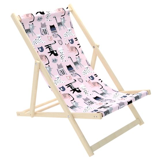 Chaise de plage enfant Chats