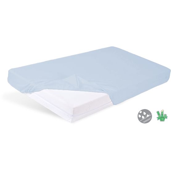 Drap bambou imperméable 140x70 - bleu