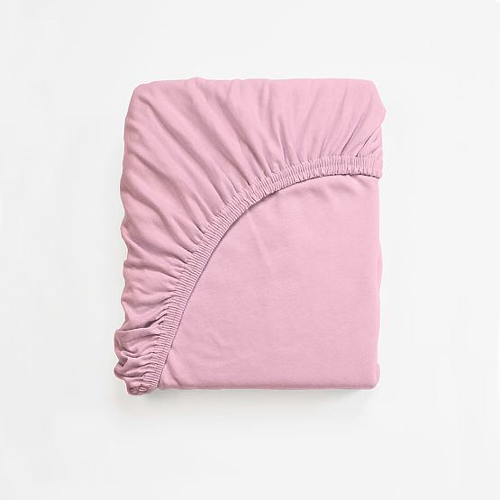 Drap de lit en coton 120x60 cm - rose