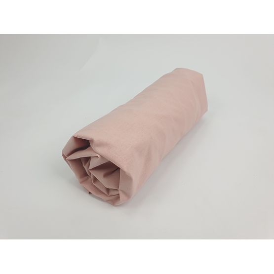 Drap de lit en coton - vieux rose