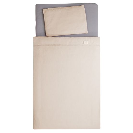 Draps mousseline 135x100 + 40x60 beige