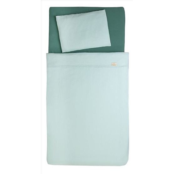 Ensemble de draps en mousseline 3 pièces Heavens - Menthe