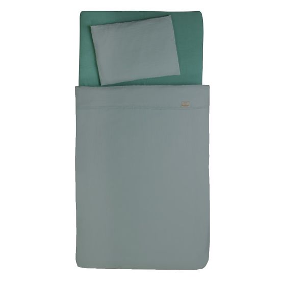 Ensemble de draps en mousseline 3 pièces Heavens - Vert