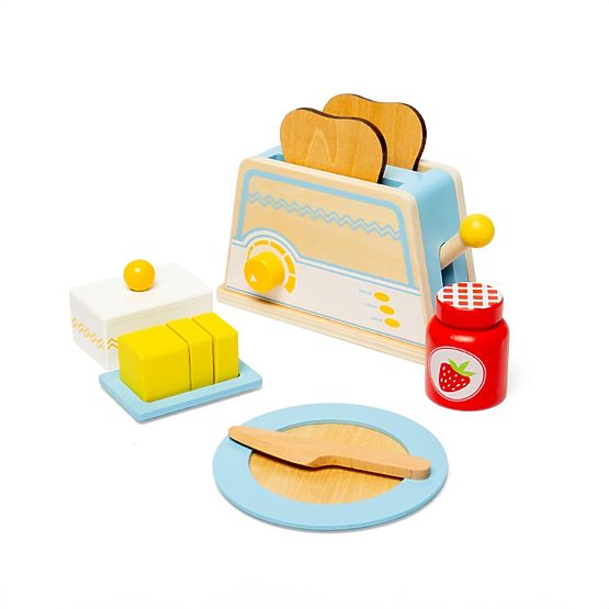 Set de petit-déjeuner en bois