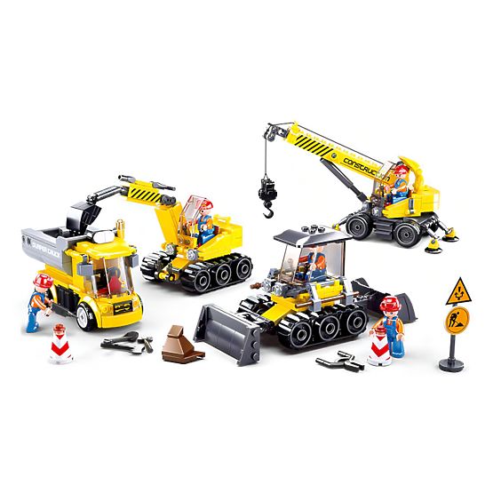 Jeu de construction Sluban Town Bâtisseurs M38-B0810 - Chantier