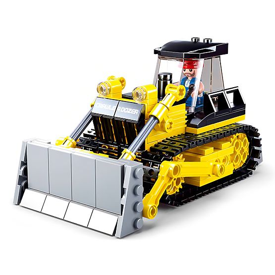 Jeu de construction Sluban Town Constructeurs M38-B0802 - Bulldozer