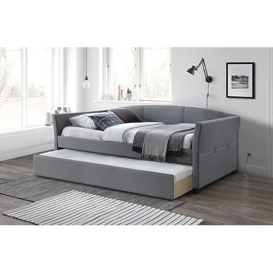 Lit gigogne SANNA 90 x 200 cm - Gris