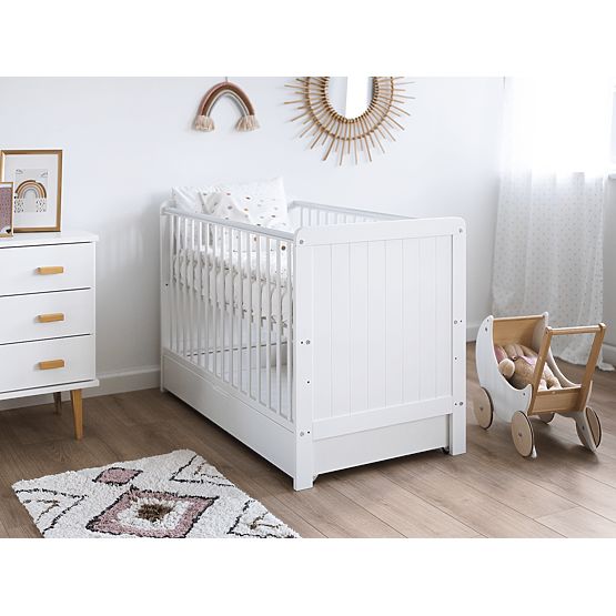 Lit bébé Baby Magic 120x60 cm - blanc