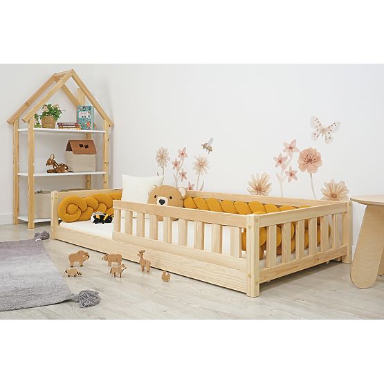 Lit enfant bas Montessori Meadow - naturel