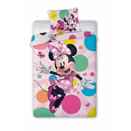 Parure de lit enfant 140x200 cm + 70x90 cm Minnie