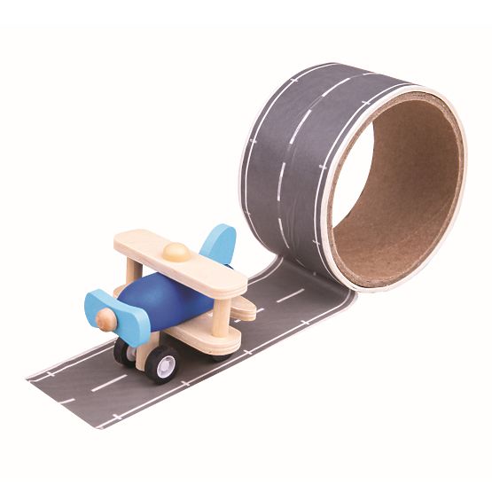 Bigjigs Toys Tape piste avec avion