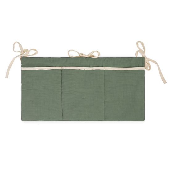 Poche à suspendre en mousseline Ourbaby 30x60 cm - vert