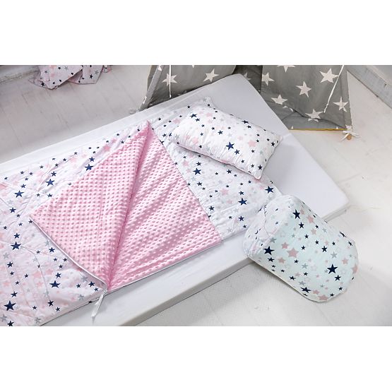 Pour enfants sac de couchage avec coussin Étoiles 43