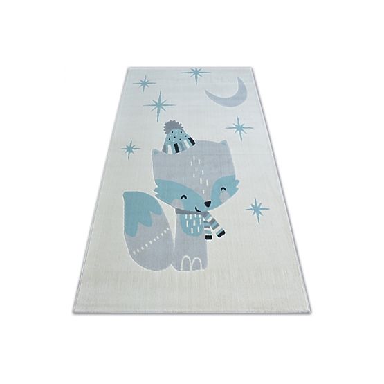 Pour enfants tapis Fox en crème