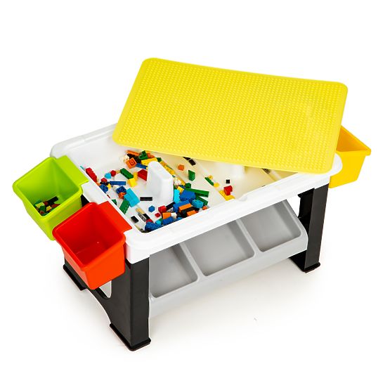 Table de jeu et de construction de blocs pour enfants