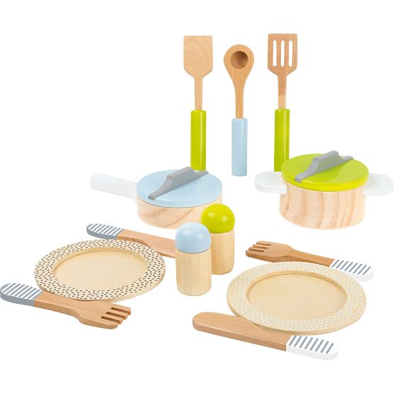 Ustensiles de cuisine en bois Small Foot Basic