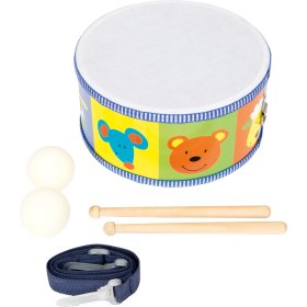 Small Foot Instruments de musique en bois pour enfants tambours animaux, small foot
