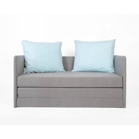 Canapé-lit Jack - gris foncé / bleu clair, SFM