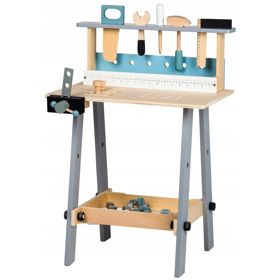 Atelier en bois avec des outils, EcoToys