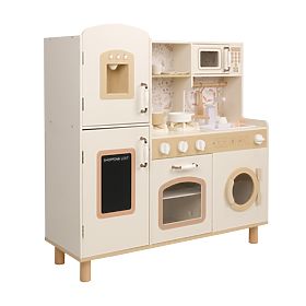 Bianca - Cuisine avec robinet fonctionnel, lave-linge et four, Ourbaby®