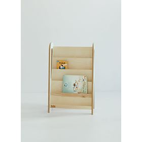 Bibliothèque pour enfants SLIM S - blanche, baby wood