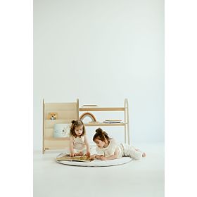 Bibliothèque pour enfants SLIM S - blanche, baby wood