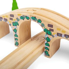 Bigjigs Rail Pont ferroviaire en bois, Bigjigs Rail