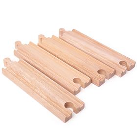 Bigjigs Rail Longs rails droits 21 cm 4 pcs