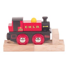 Bigjigs Rail Réplique en bois de la locomotive EHLR Jack, Bigjigs Rail